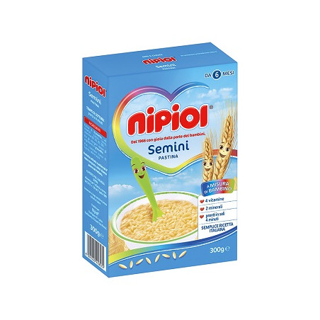 NIPIOL PASTINA SEMINI 300 G NIPIOL PASTINA SEMINI 300 G