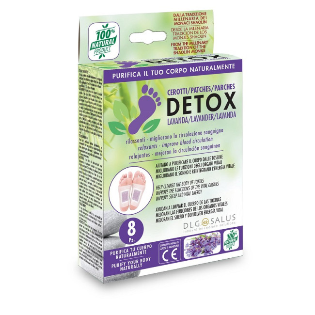 CEROTTI DETOX PIEDI LAVANDA 8 PEZZI CEROTTI DETOX PIEDI LAVANDA 8 PEZZI