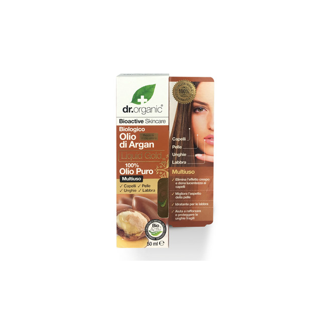 DR ORGANIC ARGAN 100% PURE OIL OLIO PURO 50 G