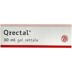 Tubetto da 30 Ml di QRectal gel rettale per emorroidi e ragadi anali.