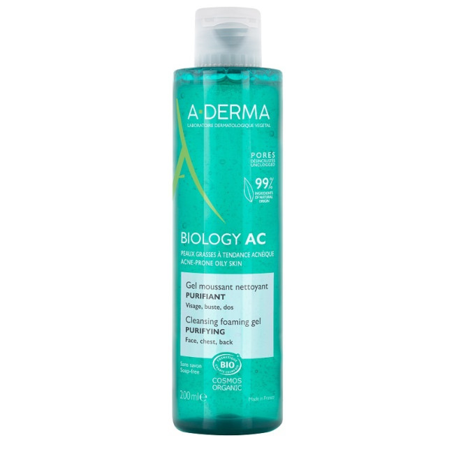 ADERMA BIOLOGY AC GEL DETERGENTE SCHIUMOGENO PURIFICANTE 200 ML ADERMA BIOLOGY AC GEL DETERGENTE SCHIUMOGENO PURIFICANTE 200 ML