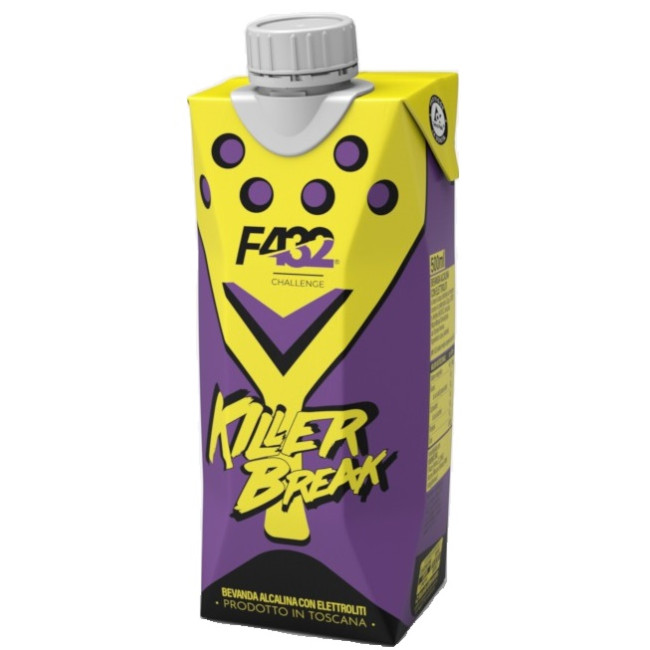 F432 KILLER BREAK ACQUA SENZA BOLLE ALCALINA OLIGOMINERALE PH 8,5 500 ML F432 KILLER BREAK ACQUA SENZA BOLLE ALCALINA OLIGOMINERALE PH 8,5 500 ML