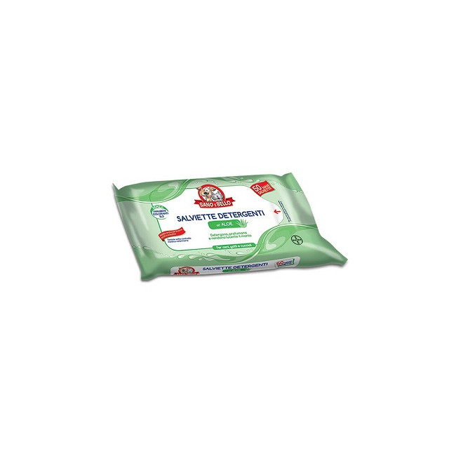 SANO E BELLO SALVIETTE DETERGENTI ALL'ALOE 50 PEZZI SANO E BELLO SALVIETTE DETERGENTI ALL'ALOE 50 PEZZI