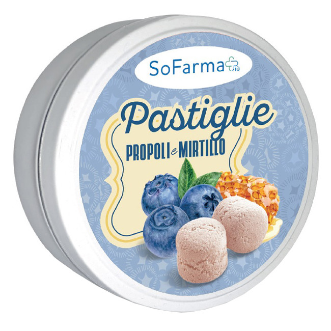 CARAMELLE PROPOLI MIRTILLO 40 G SOFARMAPIU' CARAMELLE PROPOLI MIRTILLO 40 G SOFARMAPIU'