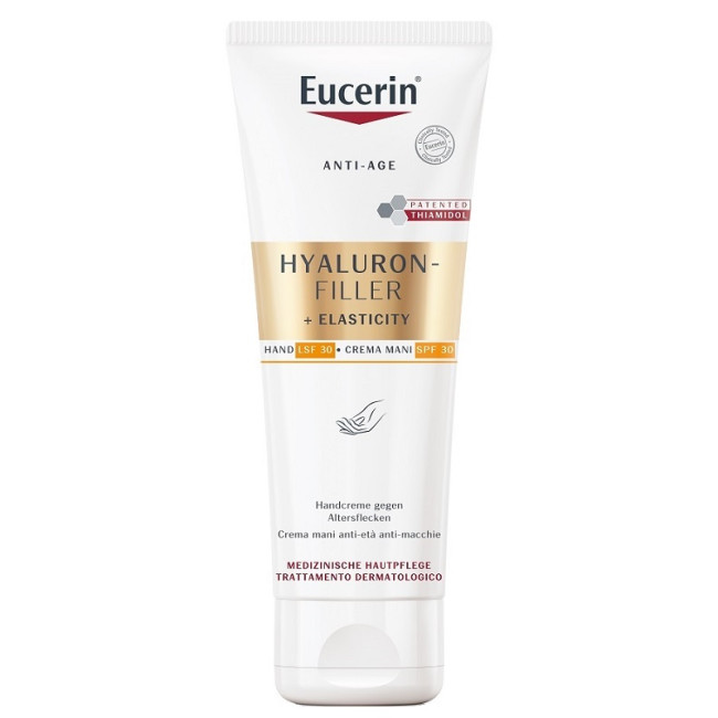 EUCERIN HYALURON FILLER + ELASTICITY CREMA MANI ANTI MACCHIE 75 ML EUCERIN HYALURON FILLER + ELASTICITY CREMA MANI ANTI MACCHIE 75 ML