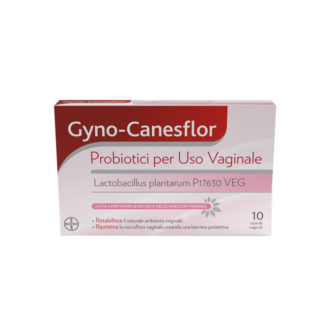 GYNO-CANESFLOR 10 CAPSULE VAGINALI GYNO-CANESFLOR 10 CAPSULE VAGINALI