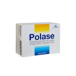 Confezione da 60 compresse di Polase magnesio e potassio senza zucchero