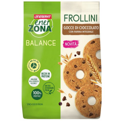 ENERZONA FROLLINI INTEGRALE GOCCE CIOCCOLATO 250 G