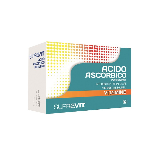 SUPRAVIT ACIDO ASCORBICO PURISSIMO 100 BUSTINE SUPRAVIT ACIDO ASCORBICO PURISSIMO 100 BUSTINE