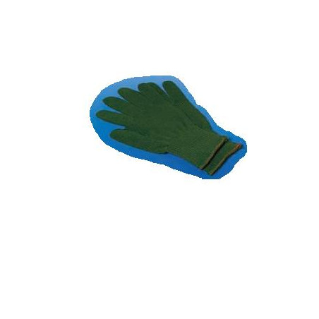 GUANTO IN PURO COTONE MISURA 7 IN FILO VERDE TRASPIRANTE ED ASSORBENTE 50 PEZZI