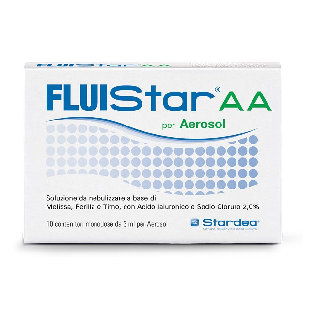 FLUISTAR AA 10 MONODOSE DA 3 ML PER AEROSOL FLUISTAR AA 10 MONODOSE DA 3 ML PER AEROSOL