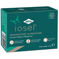 Iosel Integratore di Iodio e Selenio con Bioperine 30 capsule