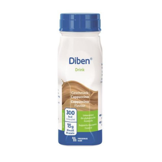DIBEN DRINK CAPPUCCINO 4 FLACONI X 200 ML DIBEN DRINK CAPPUCCINO 4 FLACONI X 200 ML