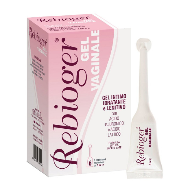 REBIOGER GEL VAGINALE 6 APPLICATORI MONODOSE DA 5 ML REBIOGER GEL VAGINALE 6 APPLICATORI MONODOSE DA 5 ML