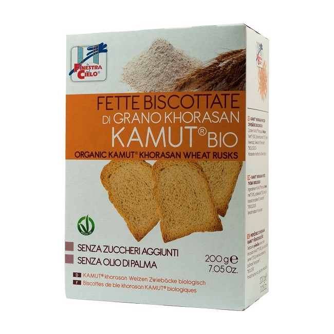 FSC FETTE BISCOTTATE DI KAMUT BIO SENZA ZUCCHERI AGGIUNTI CON OLIO DI GIRASOLE SENZA OLIO DI PALMA 200 G FSC FETTE BISCOTTATE DI KAMUT BIO SENZA ZUCCHERI AGGIUNTI CON OLIO DI GIRASOLE SENZA OLIO DI PALMA 200 G