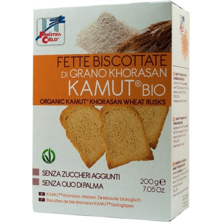 FSC FETTE BISCOTTATE DI KAMUT BIO SENZA ZUCCHERI AGGIUNTI CON OLIO DI GIRASOLE SENZA OLIO DI PALMA 200 G FSC FETTE BISCOTTATE DI KAMUT BIO SENZA ZUCCHERI AGGIUNTI CON OLIO DI GIRASOLE SENZA OLIO DI PALMA 200 G