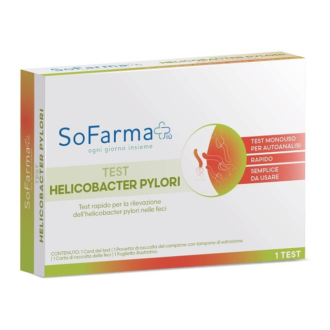 TEST AUTODIAGNOSTICO HELICOBACTER PYLORI SOFARMAPIU' TEST AUTODIAGNOSTICO HELICOBACTER PYLORI SOFARMAPIU'