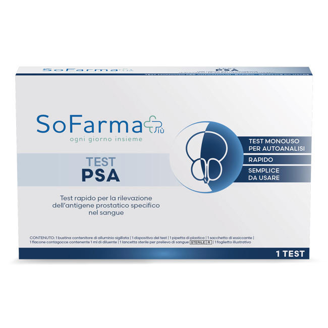 TEST AUTODIAGNOSTICO PSA SOFARMAPIU' TEST AUTODIAGNOSTICO PSA SOFARMAPIU'
