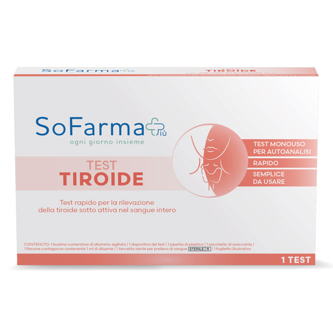 TEST AUTODIAGNOSTICO TIROIDE SOFARMAPIU' TEST AUTODIAGNOSTICO TIROIDE SOFARMAPIU'