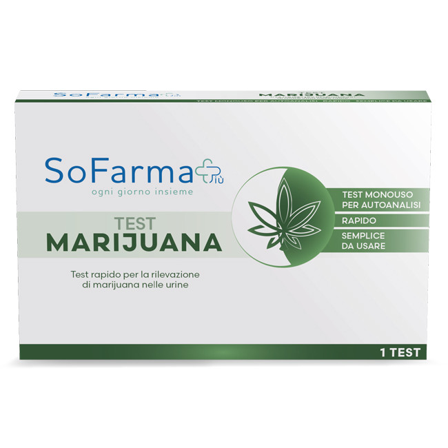 TEST AUTODIAGNOSTICO RAPIDO MARIJUANA SOFARMAPIU' TEST AUTODIAGNOSTICO RAPIDO MARIJUANA SOFARMAPIU'