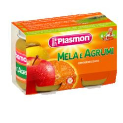 PLASMON OMOGENEIZZATO MELA AGRUMI 2 X 104 G