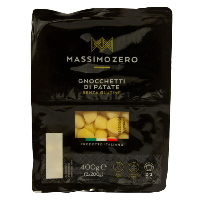 MASSIMO ZERO GNOCCHETTI PATATE 400 G MASSIMO ZERO GNOCCHETTI PATATE 400 G