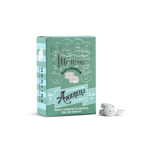 TUTTIIGUSTI MENTINE LIQUIRIZIA 60 G TUTTIIGUSTI MENTINE LIQUIRIZIA 60 G