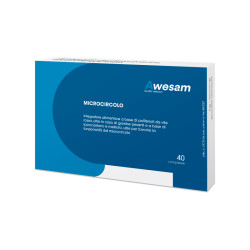 Confezione da 40 compresse di Awesam Microcircolo integratore per la funzionalità del microcircolo.