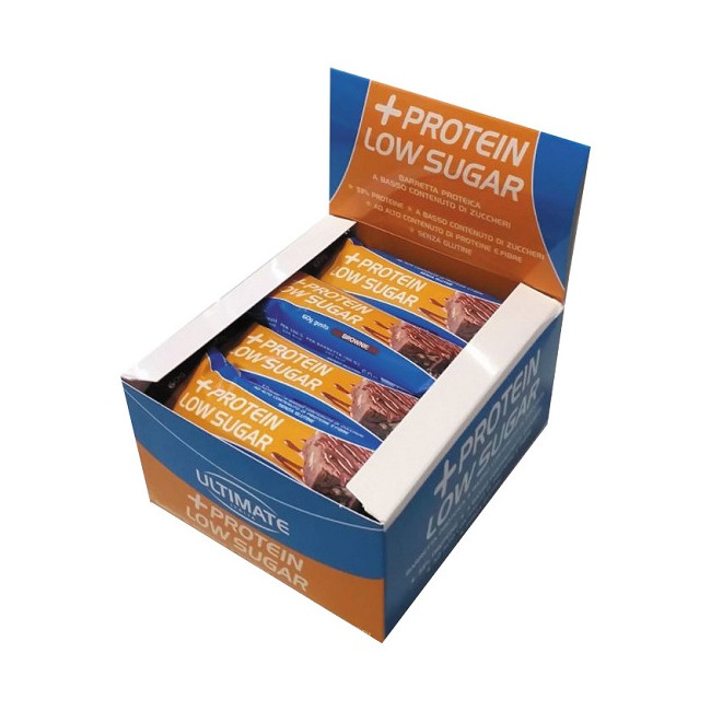 ULTIMATE BARRETTA+ PROTEIN LOW SUGAR BROWNIE 16 PEZZI ULTIMATE BARRETTA+ PROTEIN LOW SUGAR BROWNIE 16 PEZZI