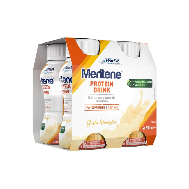 MERITENE DRINK VANIGLIA 4 PEZZI DA 200 ML