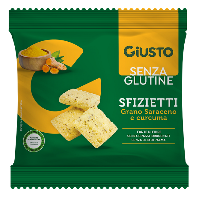 GIUSTO SENZA GLUTINE SFIZIETTI GRANO SARACENO 40 G GIUSTO SENZA GLUTINE SFIZIETTI GRANO SARACENO 40 G