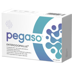 Confezione convenienza da 60 capsule di Pegaso Enterodophilus integratore di fermenti lattici