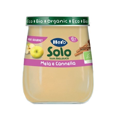HERO SOLO OMOGENEIZZATO MELA CANNELLA 120 G