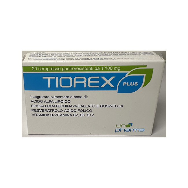 TIOREX PLUS 20 COMPRESSE TIOREX PLUS 20 COMPRESSE