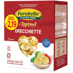 FARABELLA ORECCHIETTE I REGIONALI PASTA FRESCA STABILIZZATA 250 G PROMO