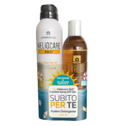 HELIOCARE INVISIBLE SPRAY SPF50+ 200 ML + AVALON DETERGENTE FLUIDO 250 ML