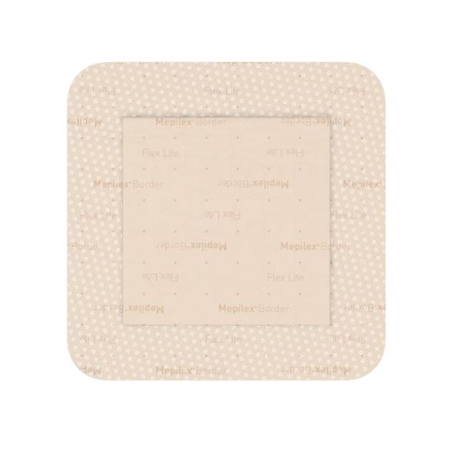 MEDICAZIONE IN SCHIUMA DI POLIURETANO MEPILEX BORDER FLEX LITE 7,5X7,5 CM 5 PEZZI MEDICAZIONE IN SCHIUMA DI POLIURETANO MEPILEX BORDER FLEX LITE 7,5X7,5 CM 5 PEZZI