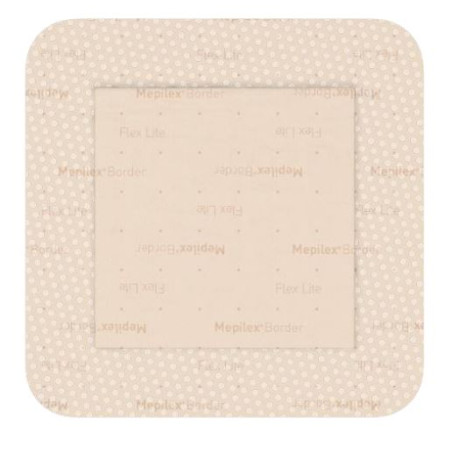 MEDICAZIONE IN SCHIUMA DI POLIURETANO MEPILEX BORDER FLEX LITE 7,5X7,5 CM 5 PEZZI