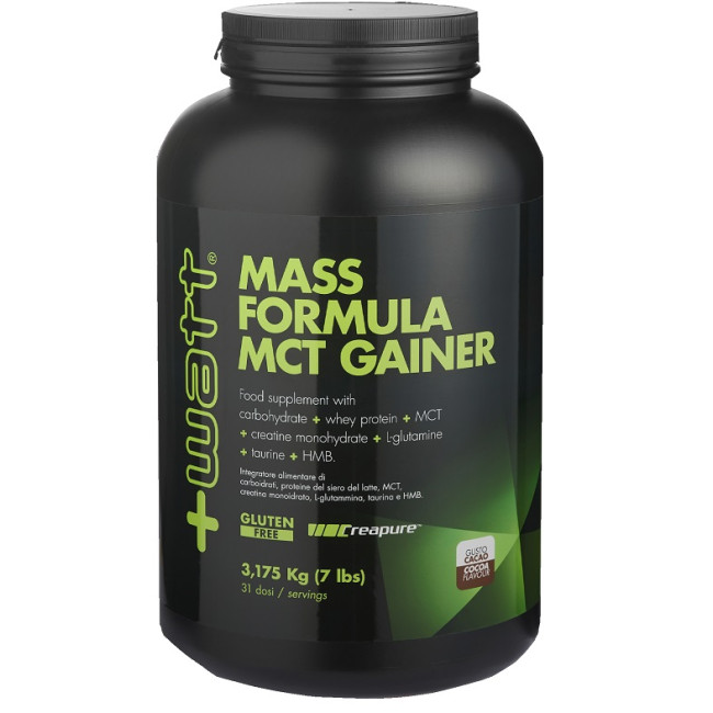 MASS FORMULA MCT GAINER CACAO 3,175 KG MASS FORMULA MCT GAINER CACAO 3,175 KG