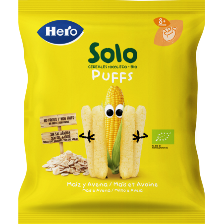 HERO SOLO SNACK PUFF AVENA MAIS 25 G HERO SOLO SNACK PUFF AVENA MAIS 25 G