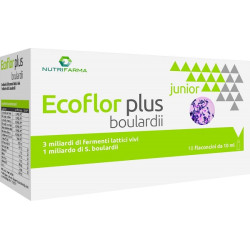 ECOFLOR PLUS BOULARDII JUNIOR 10 FLACONCINI