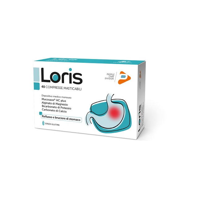 LORIS 40 COMPRESSE MASTICABILI LORIS 40 COMPRESSE MASTICABILI