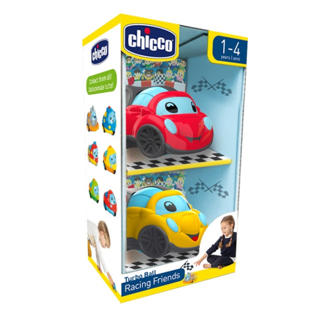 CHICCO GIOCO TURBO BALL - RACING FRIENDS CHICCO GIOCO TURBO BALL - RACING FRIENDS