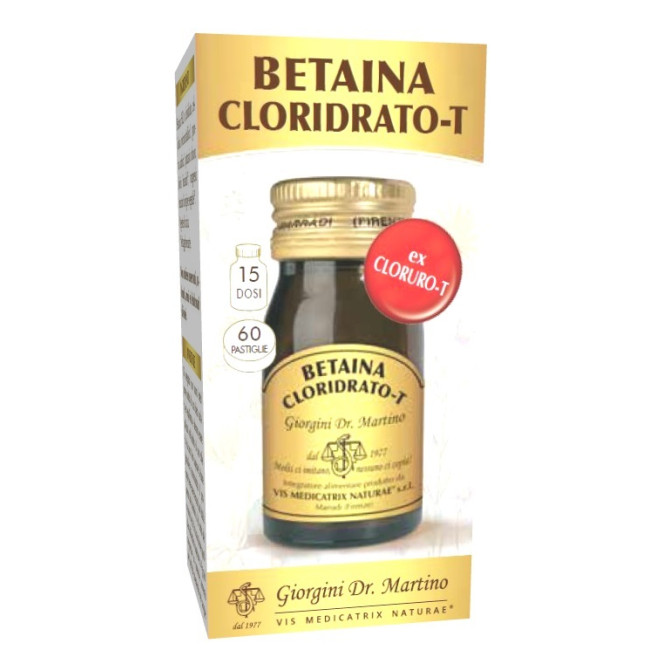 BETAINA CLORIDRATO-T 60 PASTIGLIE BETAINA CLORIDRATO-T 60 PASTIGLIE