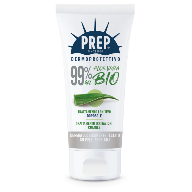 PREP DERMOPROTETTIVO 99% GEL ALOE VERA BIO TRATTAMENTO LENITIVO DOPOSOLE IRRITAZIONI CUTANEE 150 ML PREP DERMOPROTETTIVO 99% GEL ALOE VERA BIO TRATTAMENTO LENITIVO DOPOSOLE IRRITAZIONI CUTANEE 150 ML