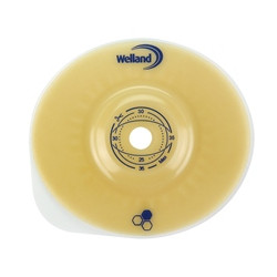 PLACCA PER UROSTOMIA CONVESSA RITAGLIABILE AURUM2 URO DIAMETRO 13-25 MM FLANGIA 45 MM 5 PEZZI
