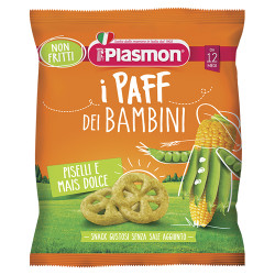 PLASMON DRY SNACK PAFF PISELLI-MAIS 15 G
