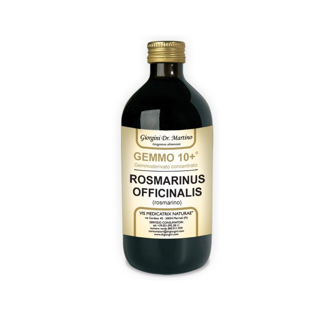 GEMMO 10+ ROSMARINO LIQUIDO ANALCOLICO 500 ML GEMMO 10+ ROSMARINO LIQUIDO ANALCOLICO 500 ML