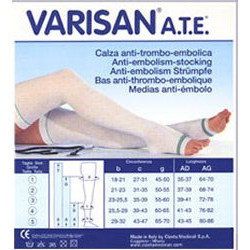 VARISAN ATE 18MMHG CALZA AUTOREGGENTE AG PA BIANCO 3