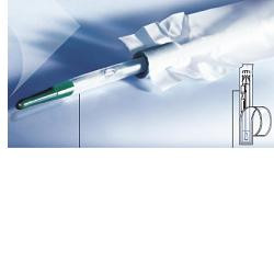 CATETERE VESCICALE IN PVC MONOUSO PER CATETERISMO INTERMITTENTE MOBILE LUBRIFICATO IN GEL CON CAPSULA DI GEL INTEGRATA 2 FORI AT